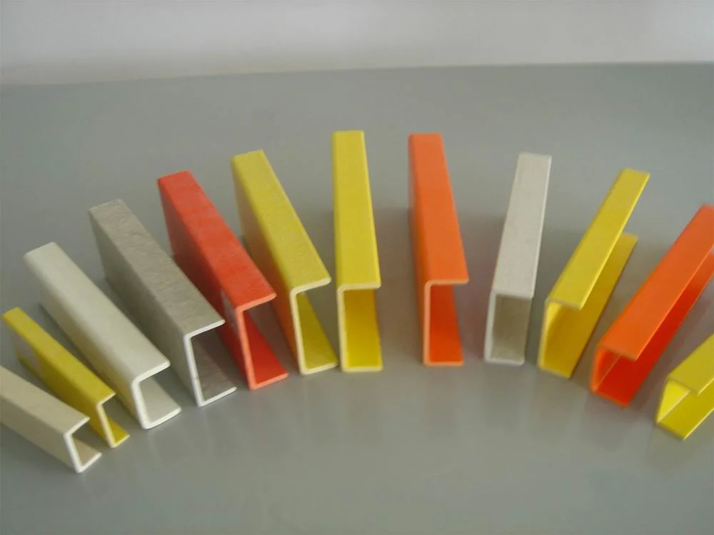 UV Resistant High Strength GRP Channel, FRP Channel Fiberglass Channel